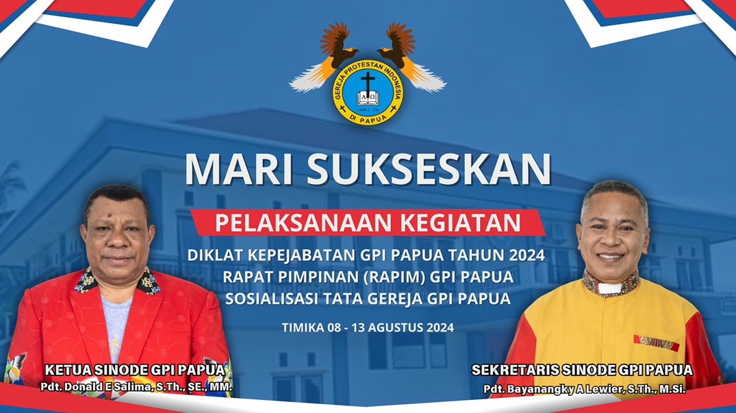 Ketua Sinode GPI Papua Ungkap Harapan dan Rencana Penting dalam Rapat Pimpinan di Timika